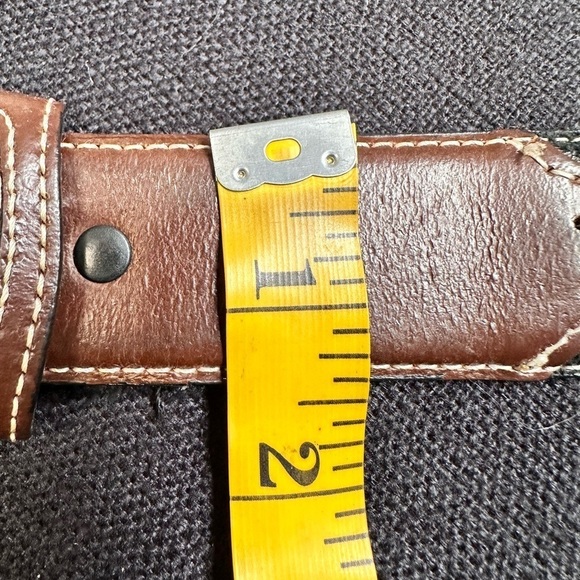 Sold🛍️Men’s Nocona Belt Genuine Leather Western Brown Rhinestone Buckle 3410 - Picture 2 of 15